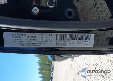 2019 Dodge Challenger R/T z USA, uszkodzony, nr VIN 2C3CDZBT9KH593955